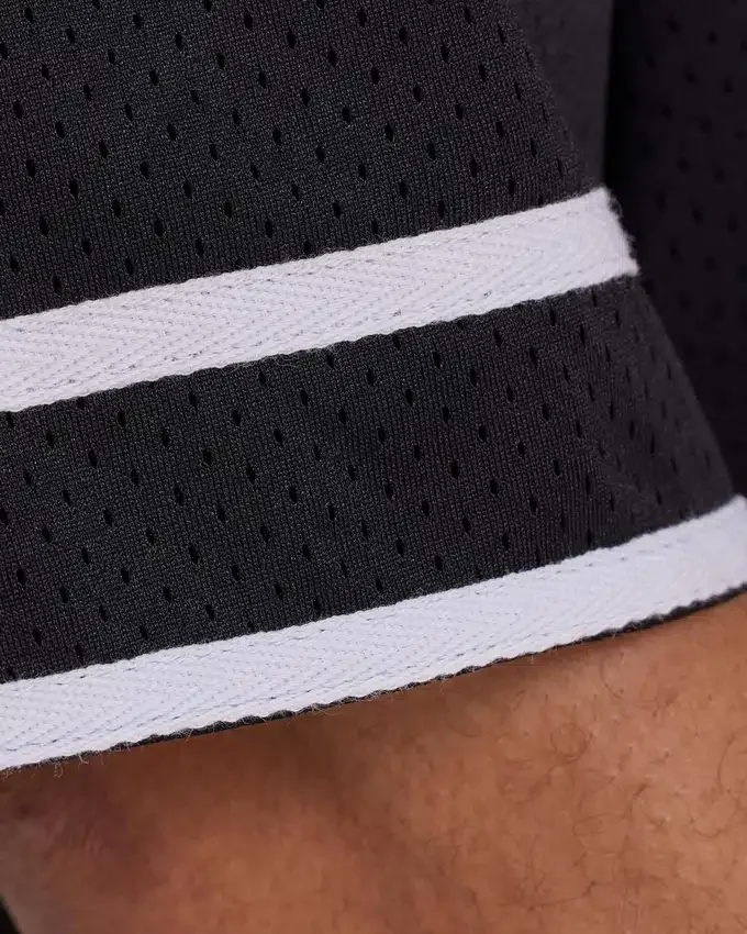 Maglia da uomo in rete stile college – nera Maglia da uomo in rete stile college – nera