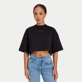 Maglietta corta Icon di Rewear – nera