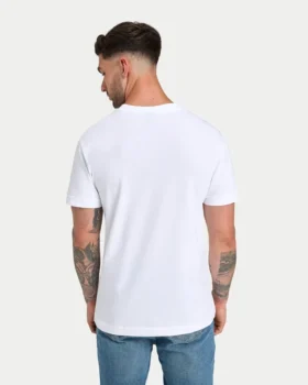Maglietta da uomo Label Regular Fit – bianca