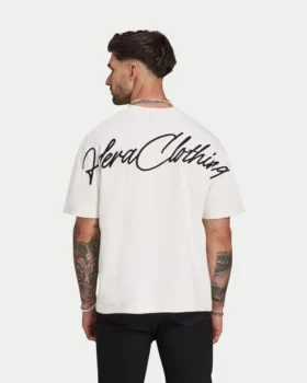 Maglietta da uomo “Script” pesante
