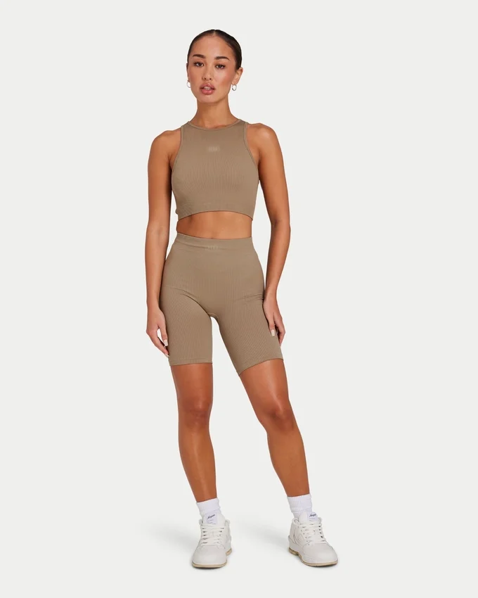 Pantaloncini Base da donna – grigio-verde Pantaloncini Base da donna – grigio-verde