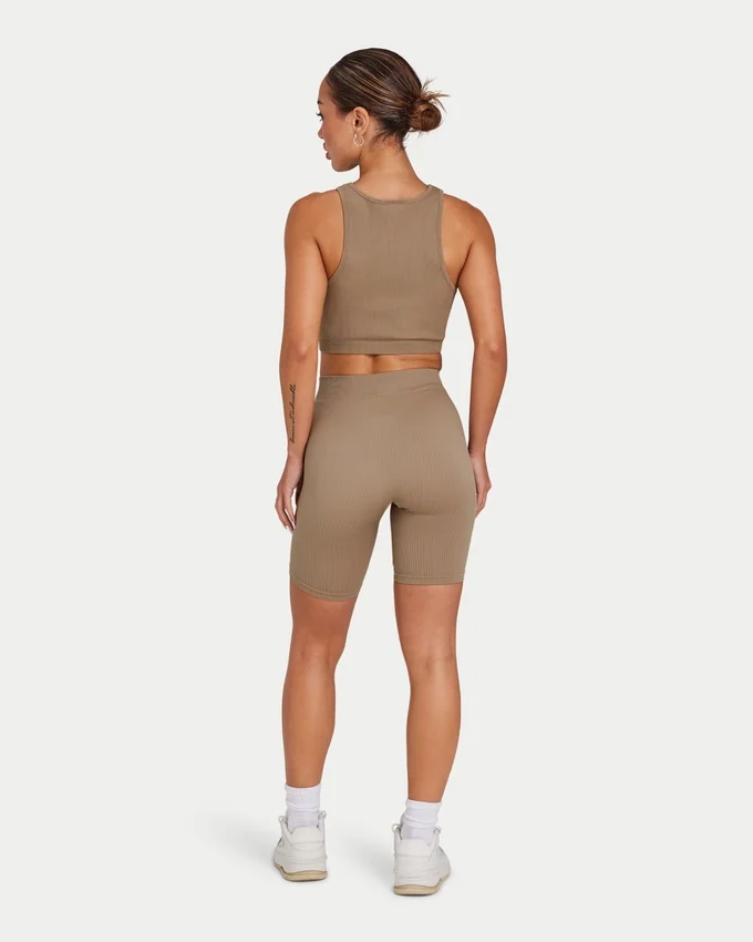 Pantaloncini Base da donna – grigio-verde Pantaloncini Base da donna – grigio-verde