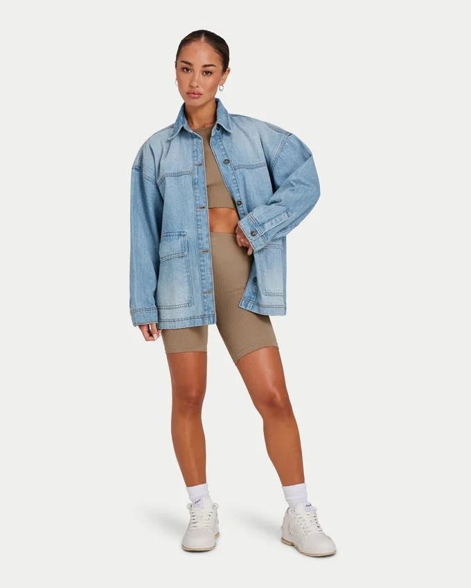 Pantaloncini Base da donna – grigio-verde Pantaloncini Base da donna – grigio-verde