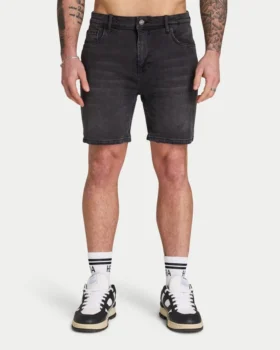 Pantaloncini da uomo slim fit – grigi