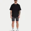 Pantaloncini da uomo slim fit – grigi