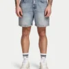 Pantaloncini in denim da uomo dal taglio rilassato Pantaloncini in denim da uomo dal taglio rilassato