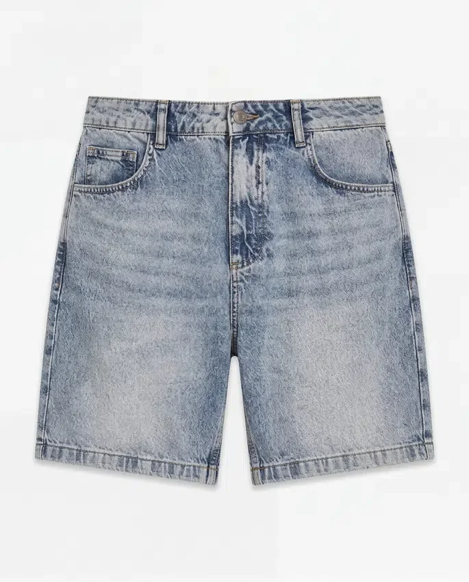 Pantaloncini in denim da uomo dal taglio rilassato Pantaloncini in denim da uomo dal taglio rilassato