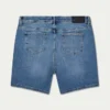 Pantaloncini slim fit da uomo – blu medio