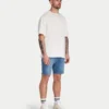 Pantaloncini slim fit da uomo – blu medio
