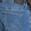 Pantaloncini slim fit da uomo – blu medio