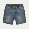 Pantaloncini slim fit da uomo – blue sand