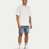 Pantaloncini slim fit da uomo – blue sand