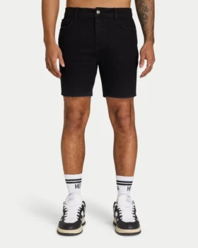 Pantaloncini slim fit da uomo – neri Pantaloncini slim fit da uomo – neri
