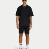 Pantaloncini slim fit da uomo – neri Pantaloncini slim fit da uomo – neri