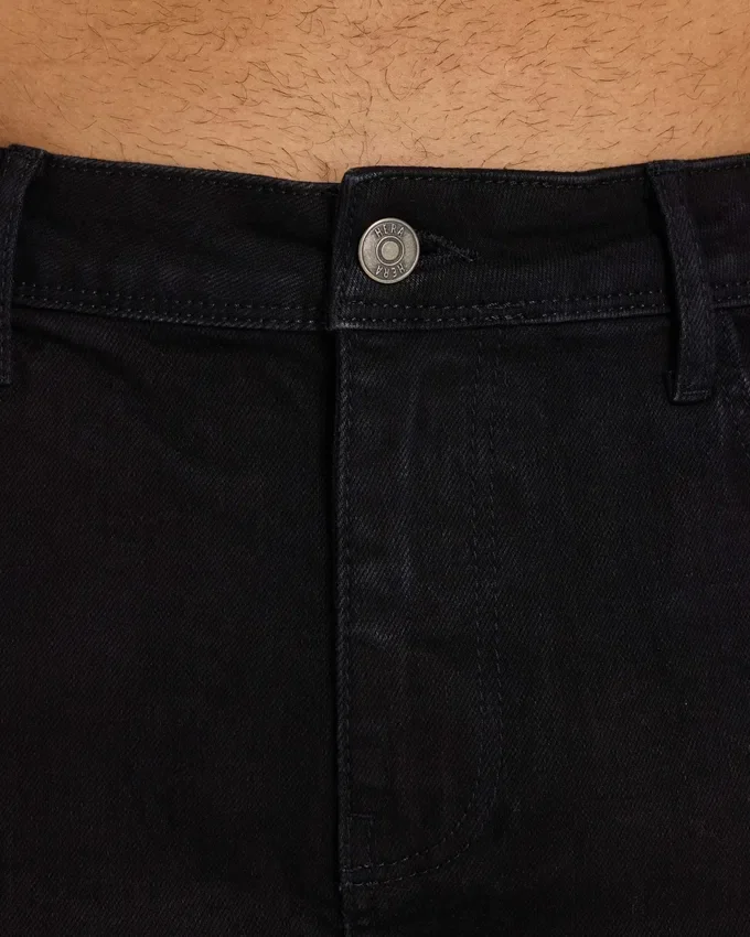 Pantaloncini slim fit da uomo – neri Pantaloncini slim fit da uomo – neri