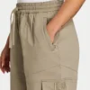 Pantaloni cargo da donna – grigio-verde Pantaloni cargo da donna – grigio-verde
