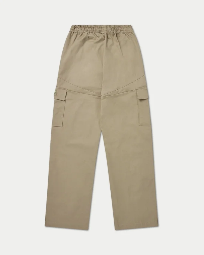 Pantaloni cargo da donna – grigio-verde Pantaloni cargo da donna – grigio-verde