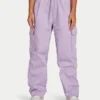 Pantaloni cargo da donna – lilla primaverile Pantaloni cargo da donna – lilla primaverile