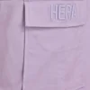 Pantaloni cargo da donna – lilla primaverile Pantaloni cargo da donna – lilla primaverile