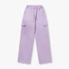 Pantaloni cargo da donna – lilla primaverile Pantaloni cargo da donna – lilla primaverile