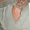 Pantaloni cargo da uomo – grigio verde Pantaloni cargo da uomo – grigio verde