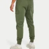 Pantaloni cargo da uomo – kaki scuro