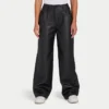 Pantaloni da donna Rewear in ecopelle a gamba larga – nero Pantaloni da donna Rewear in ecopelle a gamba larga – nero