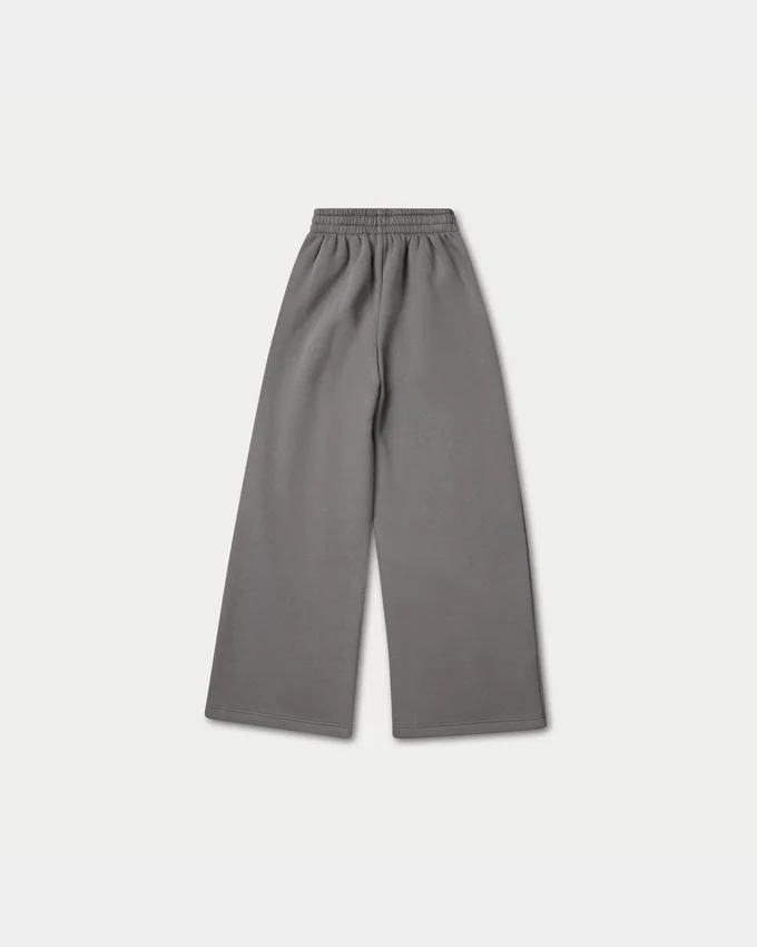 Pantaloni sportivi da donna a gamba larga – grigio antracite Pantaloni sportivi da donna a gamba larga – grigio antracite
