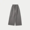 Pantaloni sportivi da donna a gamba larga – grigio antracite Pantaloni sportivi da donna a gamba larga – grigio antracite
