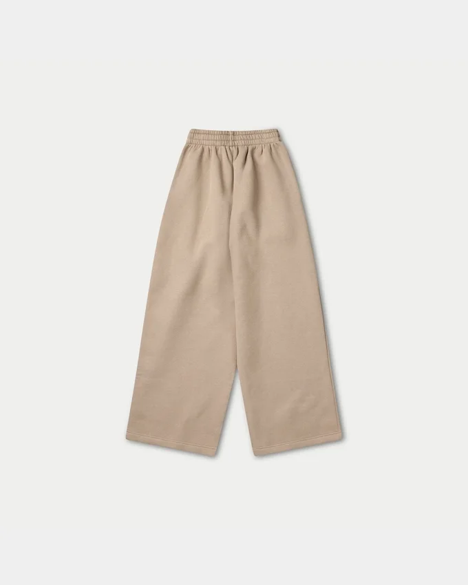 Pantaloni sportivi da donna a gamba larga – moka Pantaloni sportivi da donna a gamba larga – moka