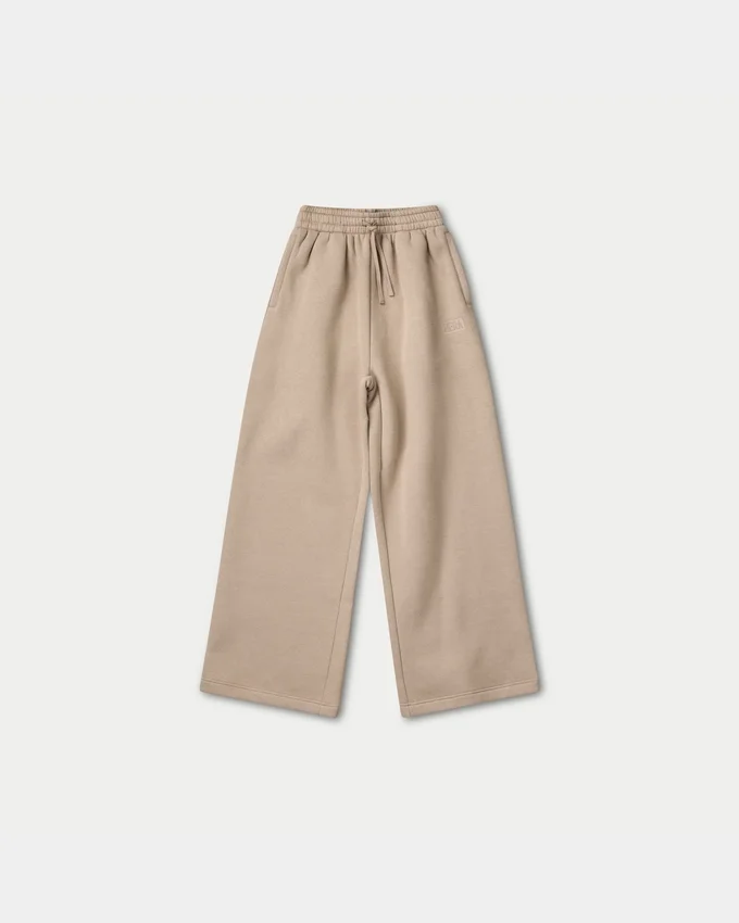 Pantaloni sportivi da donna a gamba larga – moka Pantaloni sportivi da donna a gamba larga – moka