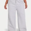 Pantaloni sportivi da donna Collective a gamba larga – grigio melange Pantaloni sportivi da donna Collective a gamba larga – grigio melange