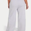 Pantaloni sportivi da donna Collective a gamba larga – grigio melange Pantaloni sportivi da donna Collective a gamba larga – grigio melange
