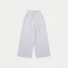Pantaloni sportivi da donna Collective a gamba larga – grigio melange Pantaloni sportivi da donna Collective a gamba larga – grigio melange