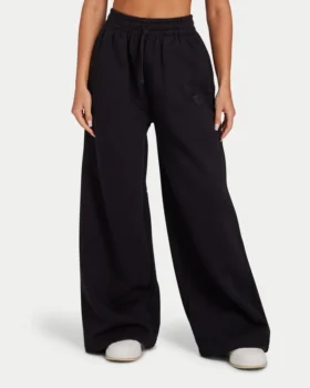 Pantaloni sportivi da donna Collective a gamba larga – nero