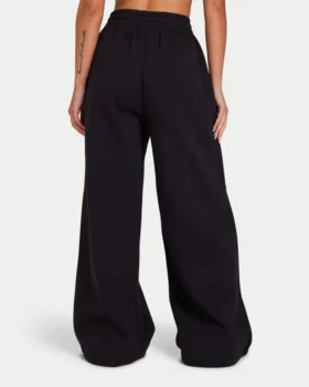 Pantaloni sportivi da donna Collective a gamba larga – nero