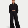 Pantaloni sportivi da donna Collective a gamba larga – nero Pantaloni sportivi da donna Collective a gamba larga – nero