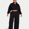 Pantaloni sportivi da donna Collective a gamba larga – nero Pantaloni sportivi da donna Collective a gamba larga – nero
