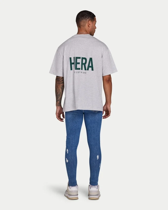 Spray-On jeans strappati da uomo – blu medio Spray-On jeans strappati da uomo – blu medio