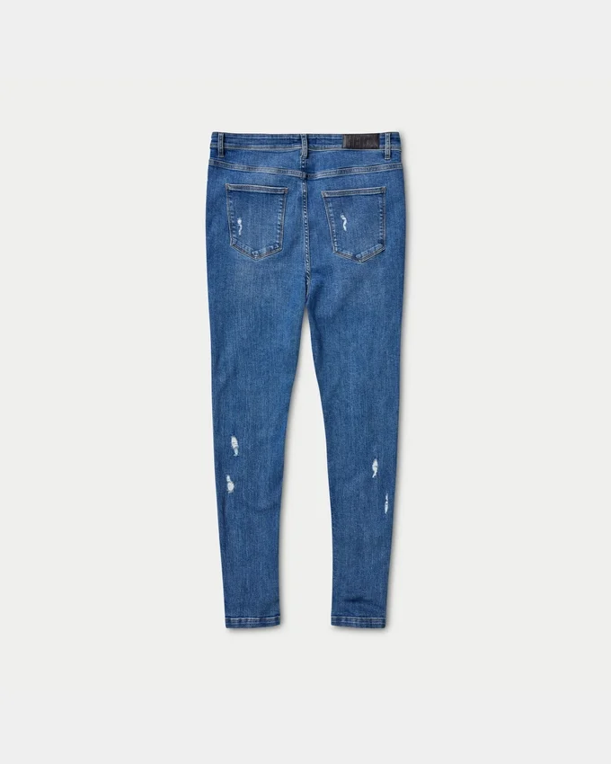 Spray-On jeans strappati da uomo – blu medio Spray-On jeans strappati da uomo – blu medio