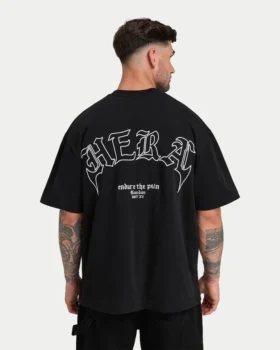 T-shirt da uomo Endure oversize in tessuto pesante