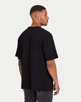 T-shirt da uomo Label – nera