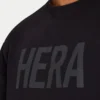 T-shirt da uomo Label – nera