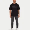T-shirt da uomo Label – nera