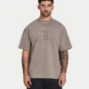 T-shirt da uomo oversize con effetto lavato Signature