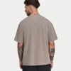 T-shirt da uomo oversize con effetto lavato Signature