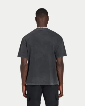 T-shirt da uomo oversize con effetto lavato Signature