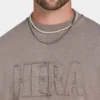 T-shirt da uomo oversize con effetto lavato Signature