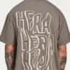 T-shirt da uomo oversize con grafica graffiti