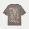 T-shirt da uomo oversize con grafica graffiti